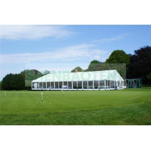 Catering White Marquee Tent , Full Glass Wall Tent 200 People Capacity