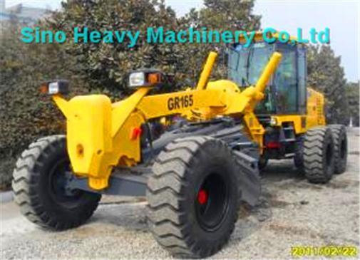 15000kg SHMC Motor Graders GR165 with D6114 Engine , Yellow Or Other Color You