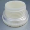 Custom black ABS Rod Pipe Plastic thread injection parts