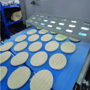 China High Automation Pizza production line with Industrial Dough sheeting System supplier