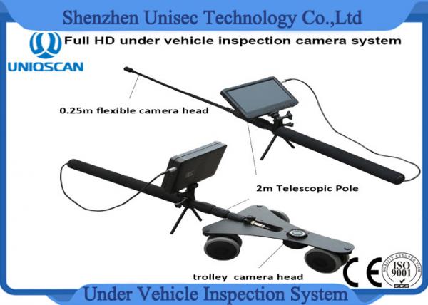 7 Inch Under Vehicle Inspection Camera Dvr System With Waterproof and Multiple
