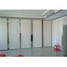 China Acoustic Mosque Room Dividers Removable Wooden Doors Operable Soundproof Wall Partition wholesale