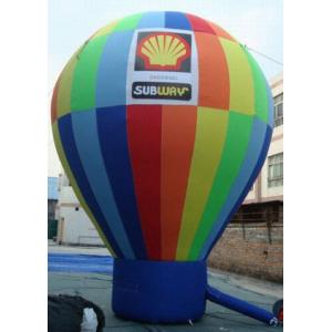 Huge Waterproof Rainbow Earth Inflatable Balloons For Advertising