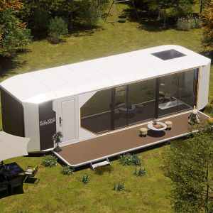 China Prefabricated Capsule House Modular Cabin for Camping Beach Backyard wholesale