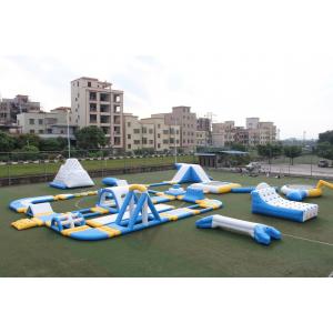 Giant Outdoor Inflatable Water Park Customized Size CE UL SGS airtight water games on sale