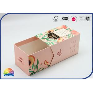 250gsm Solid Bleached Sulphate Folding Carton Box Gold Stamping For Tea Packing