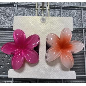 China Flower Plastic Hair Accessories Claw Clip Multipurpose Durable supplier