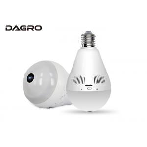 China 1.3M / 3MP Security Wireless Wifi Light Bulb Camera For Home Surveillance supplier