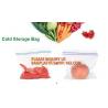 Freezer PE Double Zipper Seal Bag For Packaging Fresh Fruit, Double Color Zip