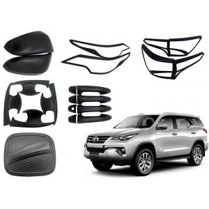 China TOYOTA Fortuner 2016 2018 Replacement Auto Body Parts Black And Chrome Color supplier