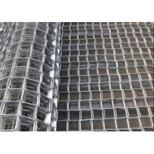 China Automatic Functional SS Flat Wire Mesh Belt For Material Conveying supplier