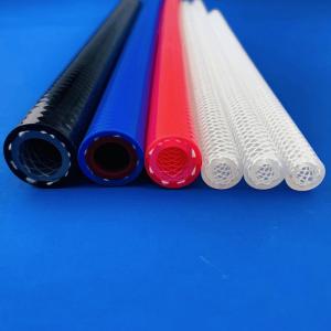 FDA Oxygen Generator Braided Silicone Tubing Reinforced Fiber Braided Hose