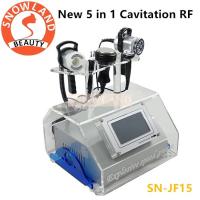China Portable 5 in 1 RF Skin Tightening Cavitation Ultrasonic Vacuum RF Bio Slimming Beauty Machine on sale
