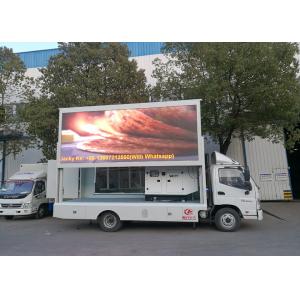 P6 Scrolling Billboard Truck , Led Wall Truck For Products Promotion