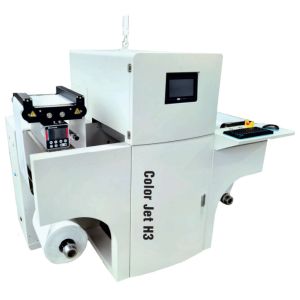Roll to Roll Feeding CMYK Digital Inkjet Label Printing Machine for Easy Operation