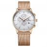China Luxury Men Quartz Watch Relogio Masculino Wristwatch Mesh Strap Waterproof Sport Watch wholesale