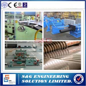 China Steel Coil Slitting Process Sheet Metal Slitter Machine 500 ~ 1500mm Strip Width supplier
