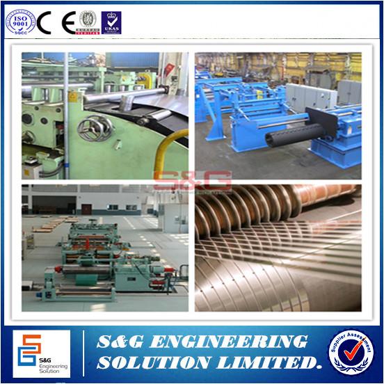 Steel Coil Slitting Process Sheet Metal Slitter Machine 500 ~ 1500mm Strip Width