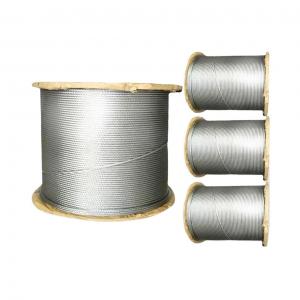 China Non-Alloy Stainless Steel Wire Rope 6X7 FC/Iwrc Aircraft Control Cable for Anti-Rust supplier