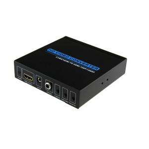 3.5mm Audio  480I 576I AV+HDMI TO HDMI Converter