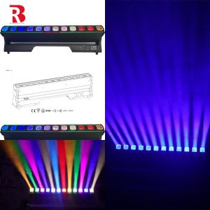 China Luz principal movente do diodo emissor de luz da lavagem da parede do zumbido do feixe da barra do pixel de RGBW 4in1 12*40W DMX supplier