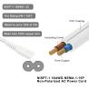 China QIUCABLE TV Power Cord - 2Pack 10FT 2 Prong Non-Polarized Plug NEMA 1-15P to C7 Figure 8 Replacement Supply Cord ( B0D7RKLTSJ) wholesale