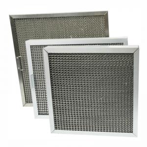 China Oil removal Aluminum Foil Panel Air Filters Fume Hood Oil Mist Filter supplier