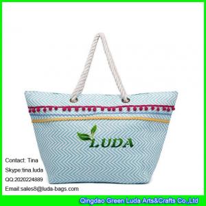 China LUDA korea fashion ladies handbag paper straw beach handbags trendy laides handbags supplier