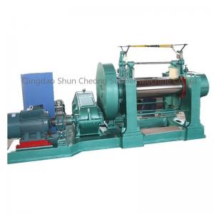 China CE& ISO9001 Rubber Sheet Open Mixing Plant / Rubber Mixing Mill supplier