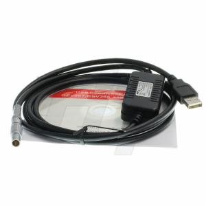 5 Pin Total Station Cable for Leica TPS TS1200 DNA Digital Levels USB to Lemo