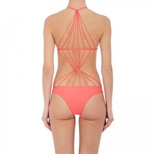 China Pink color Backless Bandage sexy bikinis for women supplier