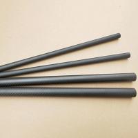 China Abrasion Resistant 25MM Carbon Fiber Tube High Strength on sale
