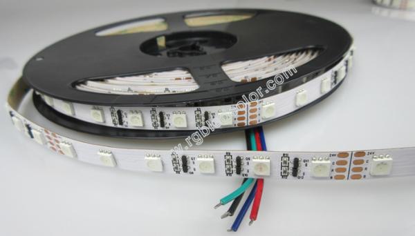la alta flexión llevada multicolora 300led de la tira los 5m del cc rgb del brillo 5050 llevó la cinta