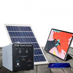 China Wholesale Useful 120W Solar Portable Power Station System Energy Storage Power Bank For Laptop, Mobile Phone,  Lamps, TV, Fan. supplier