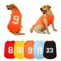 China Summer Premium Large Dog Clothes Thin Vest Jersey Pet Clothes on sale