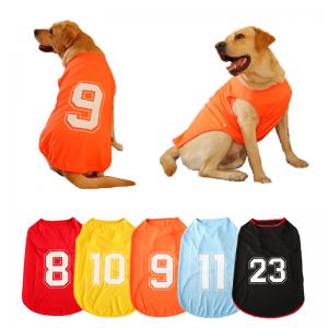 Summer Premium Large Dog Clothes Thin Vest Jersey Pet Clothes