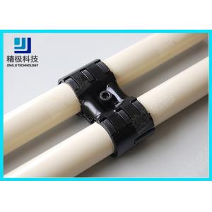 China Adjustable Swivel Metal Pipe Joints For Rotating In Pipe Rack System Black Fitting HJ-8 supplier