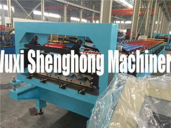 33 KSI Yield Stress Metal Sheet Cold Roll Forming Machine / Tile Roll Forming