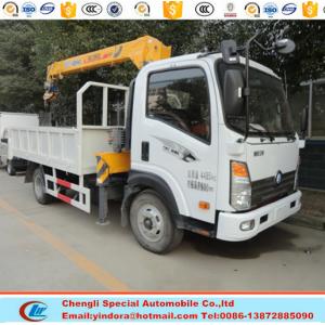 Sino truck light duty small crane for truck