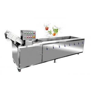 Vegetable Fruit Bubble Washing Machine Fruit Vegetable Ozone Cleaning Machine For Restaurant