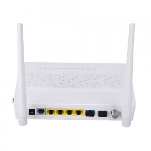 2T2R Mode GPON EPON ONU 3FE 1GE WIFI POTS CATV Dual Fiber FTTH ONU Modem