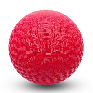 China Nontoxic Red Playground Rubber Bounce Ball Thickened Reusable supplier
