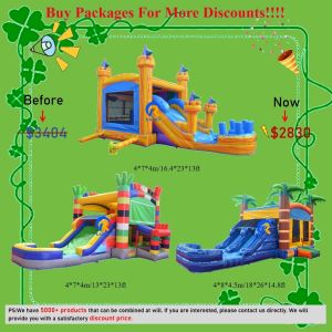 China Castle Inflatable Package with Slide CE/EN71/EN14960 Certified Good wholesale