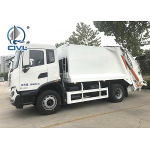 China New White 4x2 Garbage Compactor Truck City Cleaning Waste Management Garbage Truck  12 To 14 CBM supplier