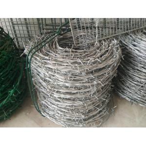 China 12# *14# Galvanized Barbed Wire Hot Dip Galvanized Iron Wire Fence supplier