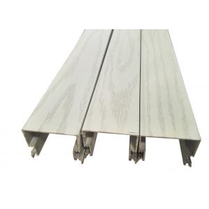 China White Oak Aluminium Door Profiles / Components /  Configurations T5 Annealing Treatment supplier