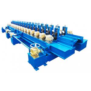 Fully Automatic Fire Damper Roll Forming Equipment Galvanized Coils PLC Control