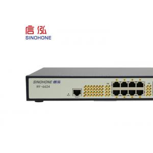 China 30 Port Fiber Optic Converter Exchange Capacity 256Mpps For Industrial Automation Places supplier