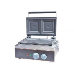 China Stainless Steel Electric Sandwich Waffle Maker Sandwich Press 1550W/220~240V, Snack Bar Equipment supplier