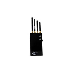 4G 2400mhz 4 Antennas Portable Cell Phone Jammer / Blocker / Shield Device